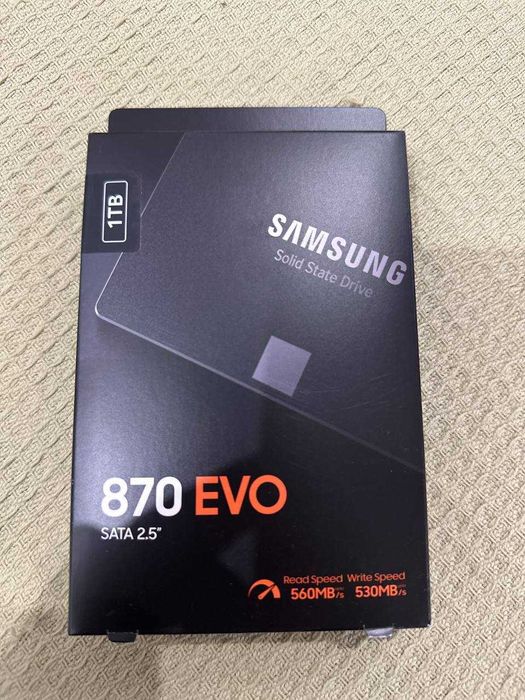 Samsung 870 EVO 1TB 2.5 Inch SATA III Internal SSD! Новый запечатанный