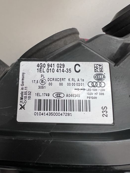 Far xenon Audi A6 C7 4G