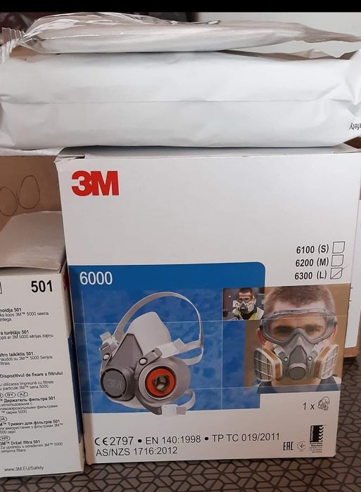 Masca de protectie 3M + accesorii full
