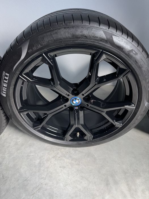 Jante Bmw X5 X6 R21 G05 G06 M741 Negru Originale Pirelli 2023
