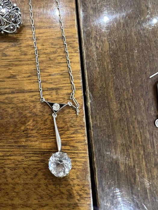 Подвес.  Брошь серебро . 875 / 916 проба