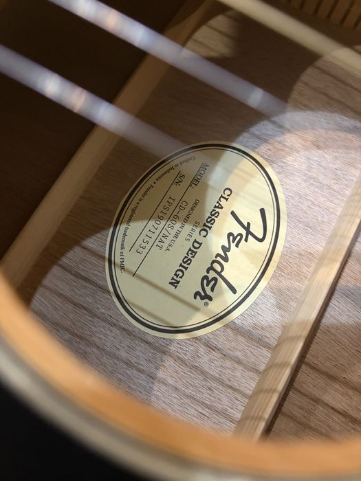 Гитара Fender CD-60S/NAT