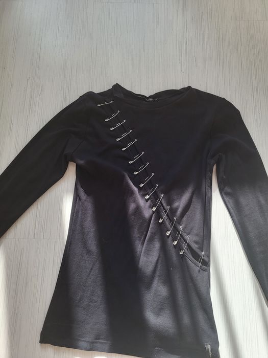 Кожена пола Bershka ,блуза PauseJeans