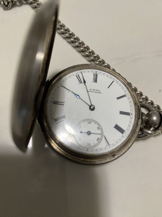 A.W.Co watham Ceas de Buzunar de argint