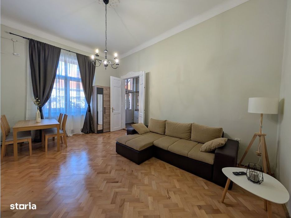 Apartament ultracentral cu doua camere de închiriat