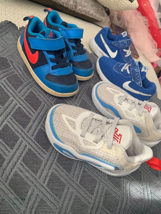 Лот 3ч маратонки на Nike/Найк детски маратонки