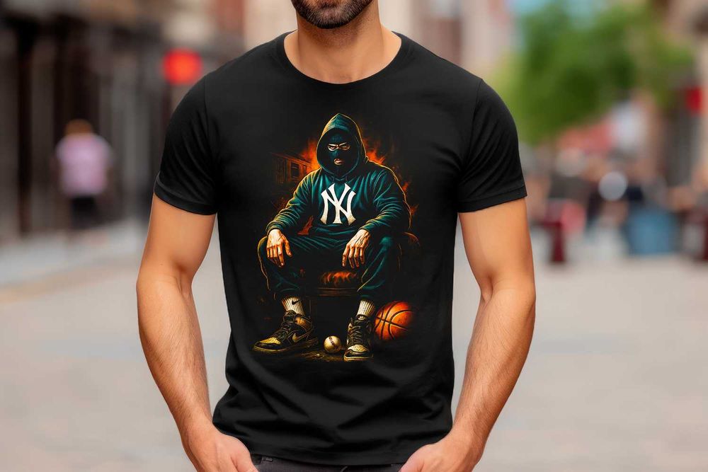 Интересни мъжки тениски в черно