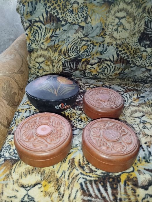 Шкатулки пластик 4шт.