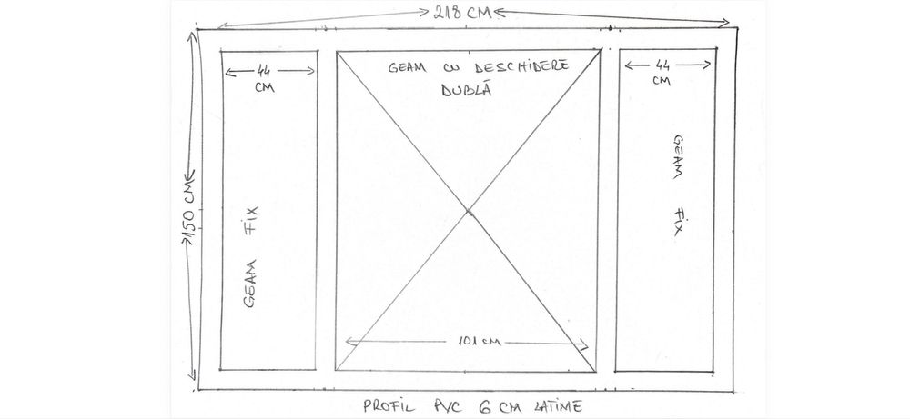 Geam termopan tamplarie REHAU