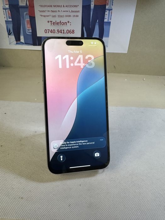 Iphone 15 pro max / 256  gb / 100% baterie / Garantie