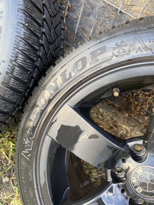 Jante 17 bmw  style 122 + anvelope iarna dunlop 245/45/17