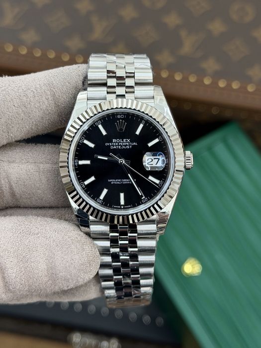 Rolex Date-Just 41 Black Dial ETA 3235