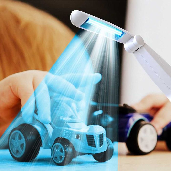 Lampa UV ultraviolete verificare bancnote bactericidă elimina 99.9% dintre germeni, bacterii, fungi, virusuri gripale și acarieni. Împiedică virusii