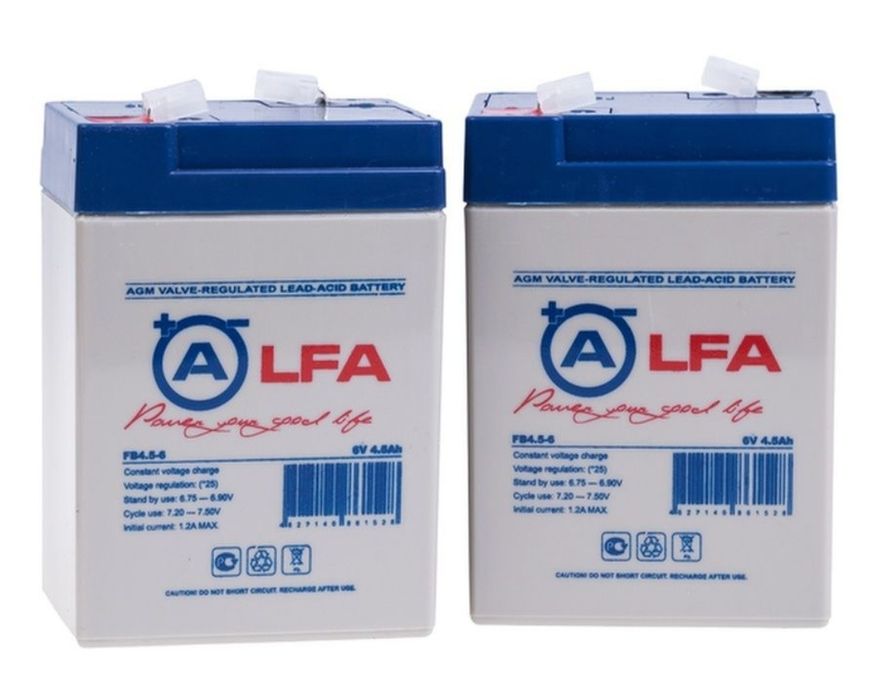 Аккумулятор 6В.4.5ампер. Новые!