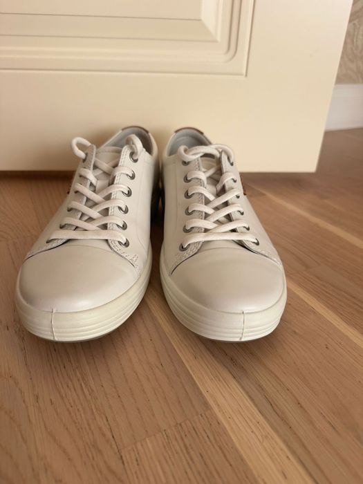 Ecco кроссовки  кожа