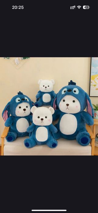 Плюшевая игрушка Лило - Стич мишка. Бесплатная доставка