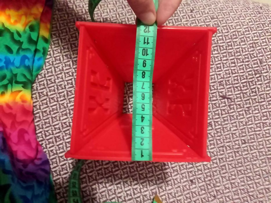 Форма для пасхи, паски, пластик, 12 см