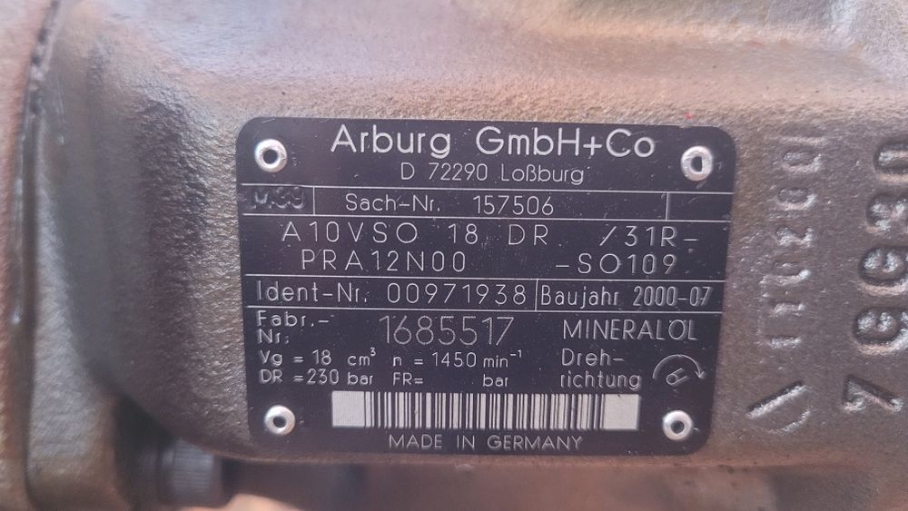 motor trifazic cu pompa hidraulica cu pistoane presiune mare