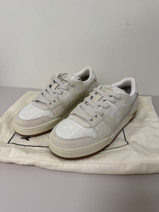 Fendi Match Sneakers Beige