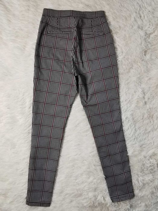 Pantaloni mulati dungi rosu/negru 34/36