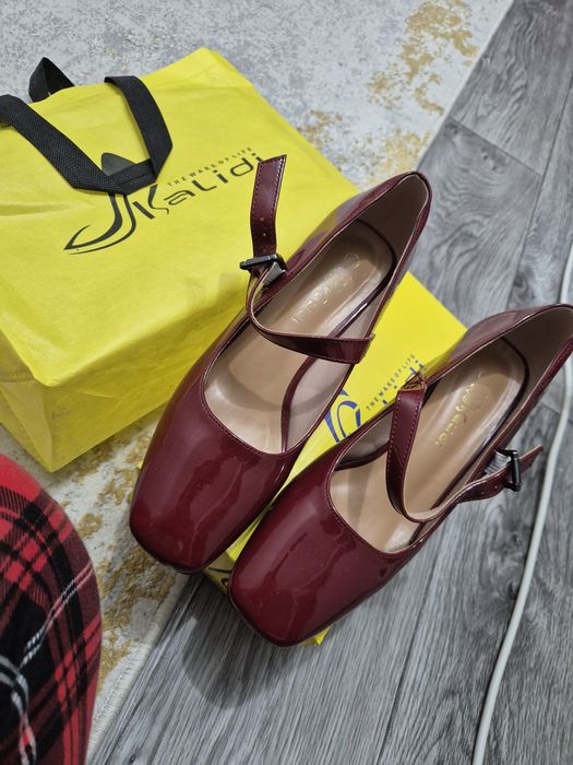 Туфли бардовый 49.40