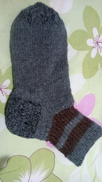 Вязаные мужские носки