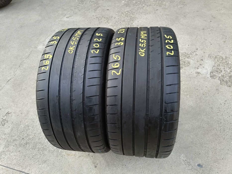 Doua anvelope de vara 265 35 20 michelin pilot sport 4S dot 2025