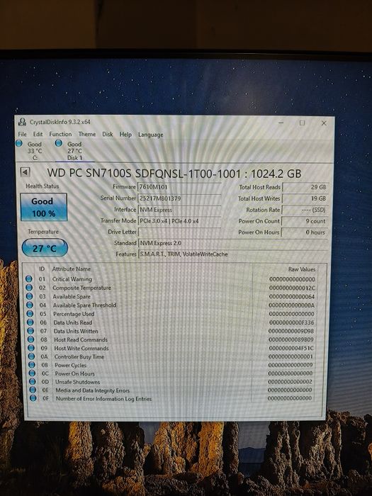 Vând SSD WD SN7100S G4 1TB 2280 nou