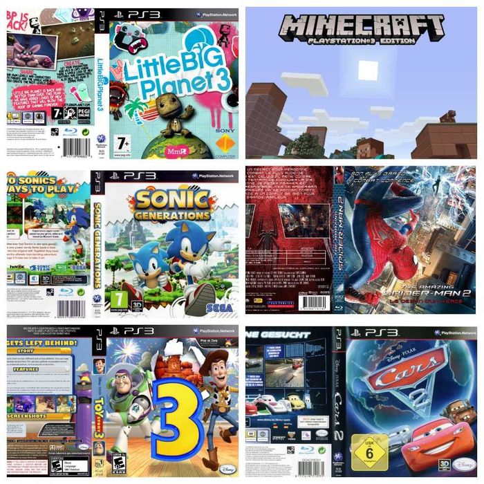 игры на SONY PS 3/PS 2/PSP