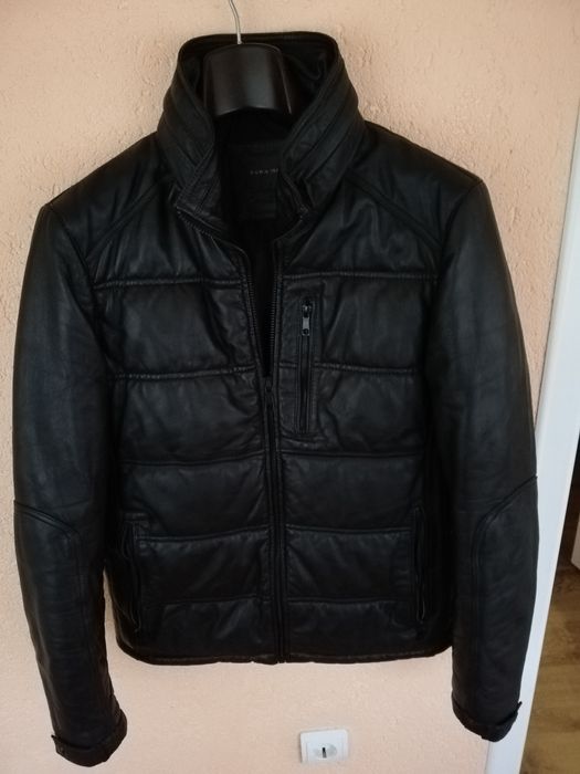 Geaca piele bărbati Zara Man M