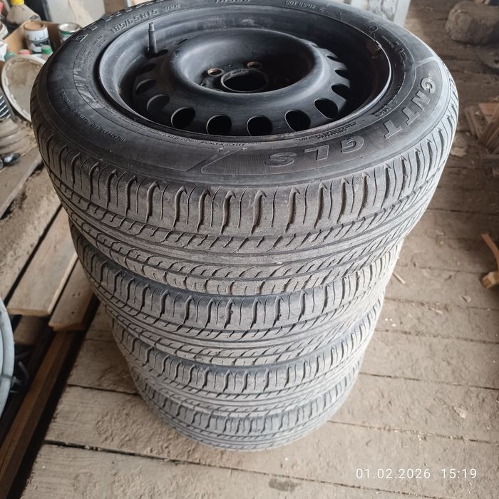 Летний балон+дискаR15 185/65 диска