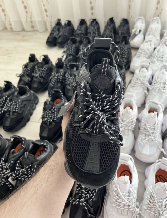 Versace chain reaction negru/alb