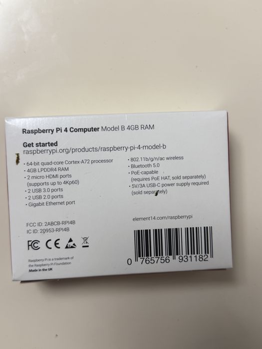 4 GB ram Raspberry Pi 3