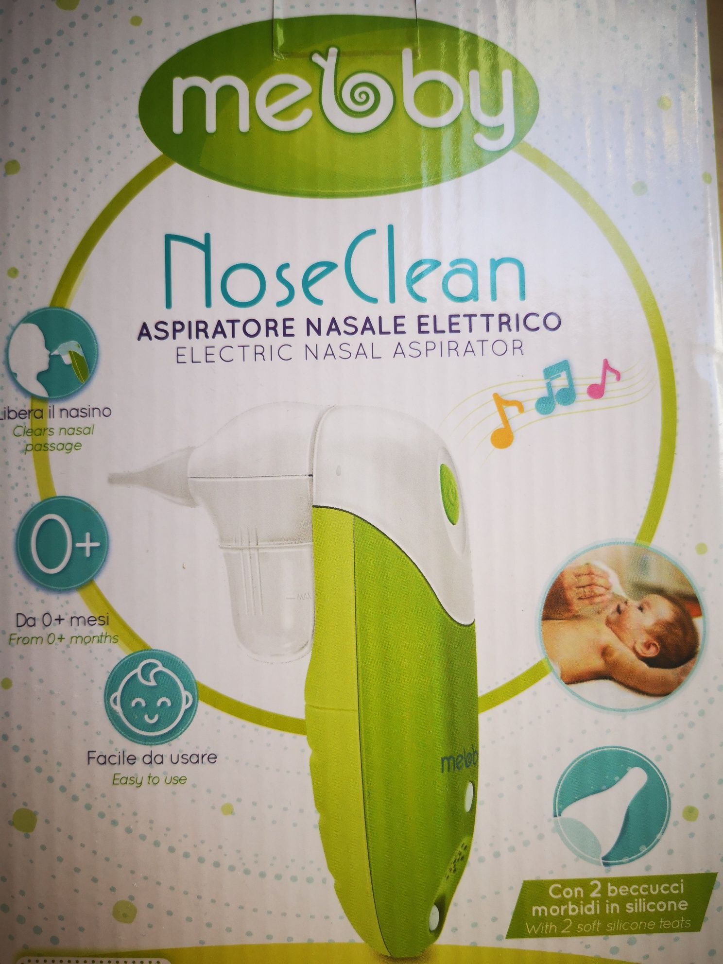 MEDEL MEBBY NOSECLEAN aspiratore nasale elettrico