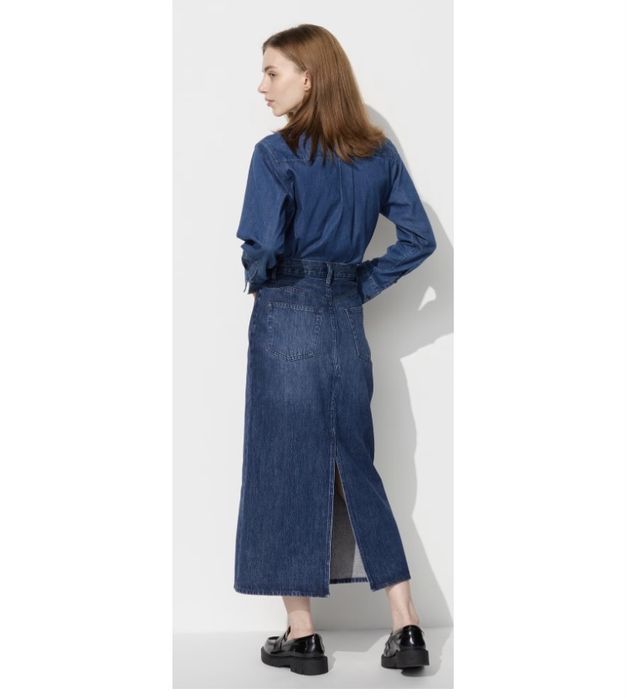 Джинсовая юбка Uniqlo