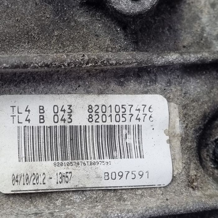 Cutie de viteze manuala Dacia Duster 1.5 Dci 2010 - 2013 110CP Manuala 6 Trepte K9K ...