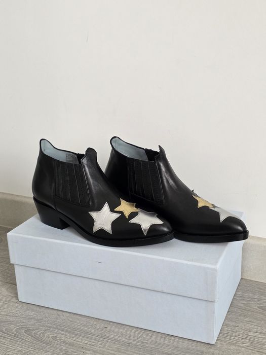 Боти Chiara Ferragni - естествена кожа