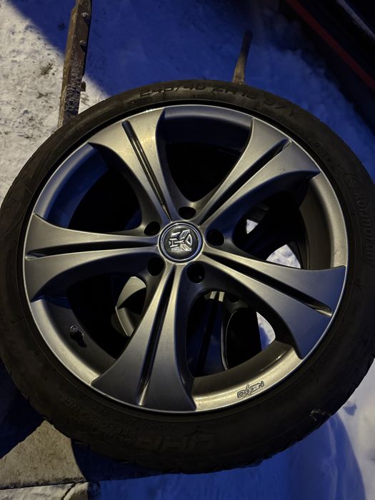 Лети джанти 18 5x112 + 245/40/18 DOT23 Audi VW Seat Skoda Mercedes BMW