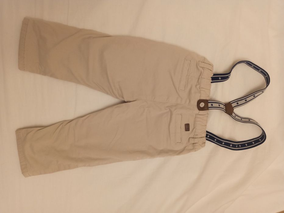 Mayoral панталонки за бебе с тиранти 6-9 м