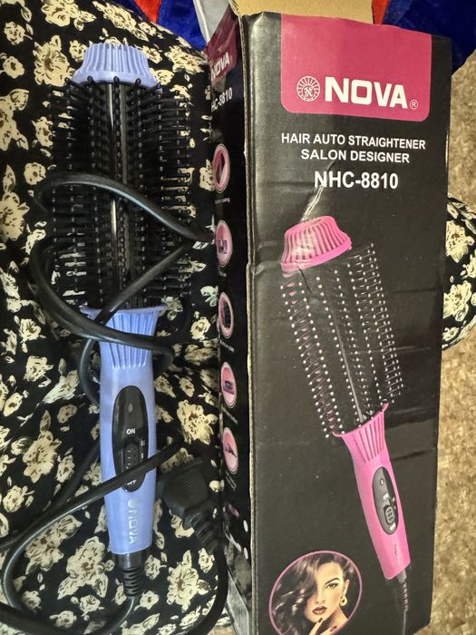 Плойка гофре расческа выпрямитель для волос