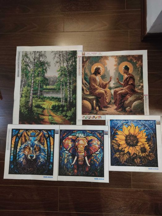 Goblen cusut și goblen cu diamante. Potrivit pentru cadouri si ocazii.