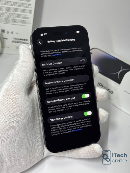 iPhone 14 Pro, 1TB, Black, 100% батерия, КАТО НОВ, 1г. ГАРАНЦИЯ!