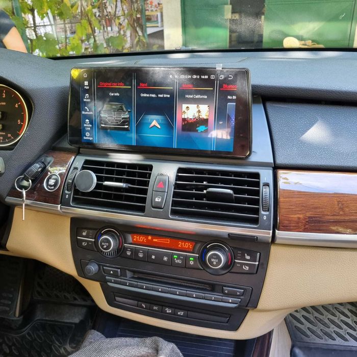 Navigatie android 8GB BMW X5 X6 Carplay Waze YouTube