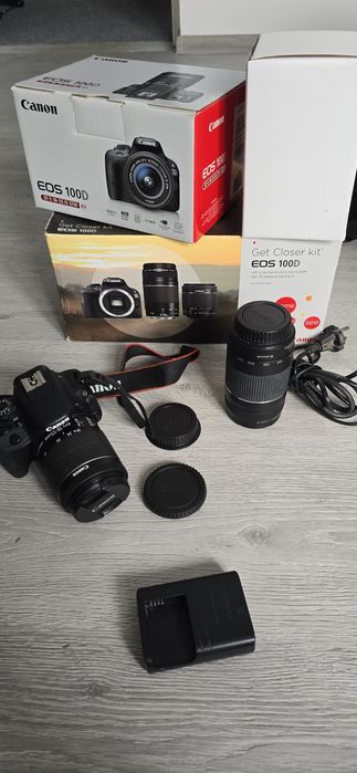 Canon EOS 100 D + 2 obiective