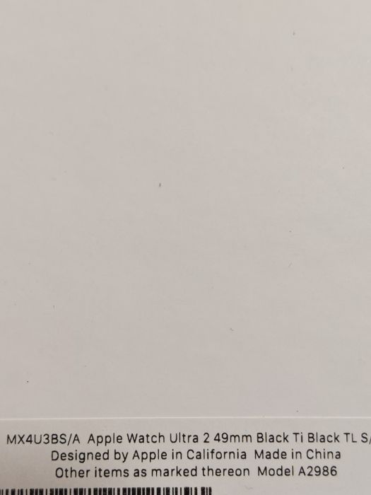 Apple watch Ultra 2 Black Alpine Loop L 100% battery