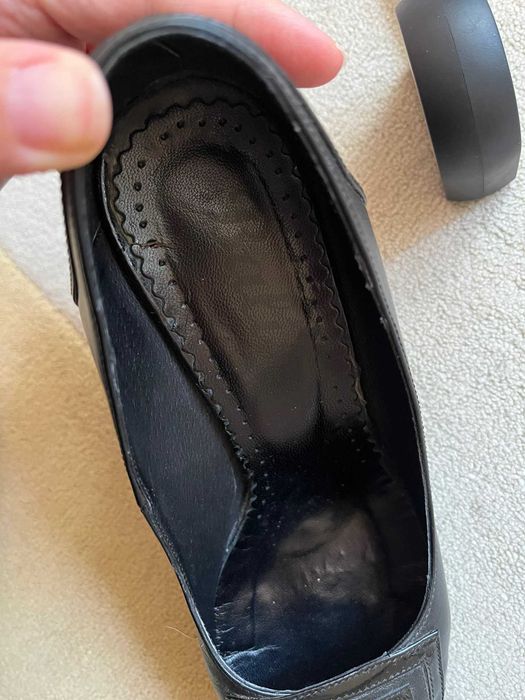 Дамски официални обувки, естествена кожа - размер 38