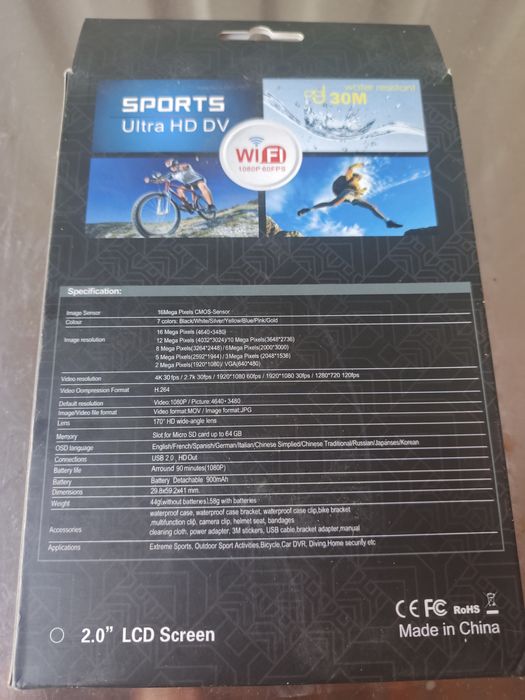 Продам экшен камеру 4 ка