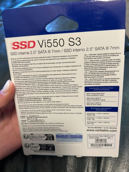 Memorie stocare SSD 500gb / 1TB SATA ideal pentru laptop pc macbook