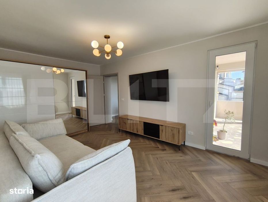 Apartament 2 camere, Centru Civic, prima inchiriere, panorama spre par
