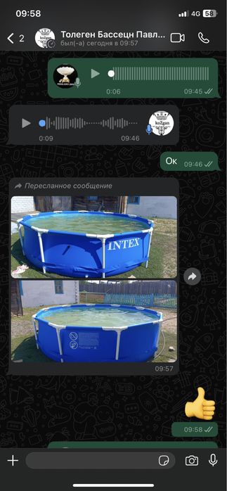 Бассейны /детские бассейны / бассейн каркасный новые